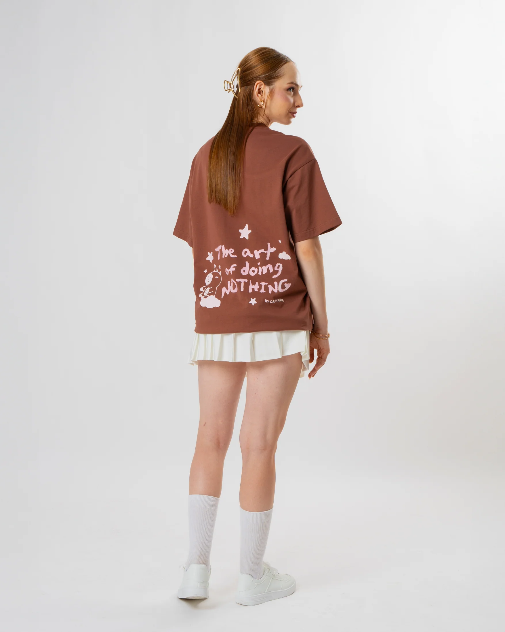 Art of Doing Nothing Tee - Dark Brown - Image 8