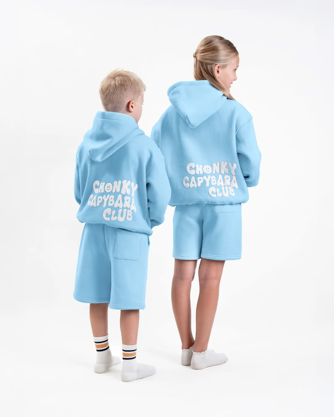 Chonky Capybara - Kids Hoodie: Blueberry 🫐 - Image 8
