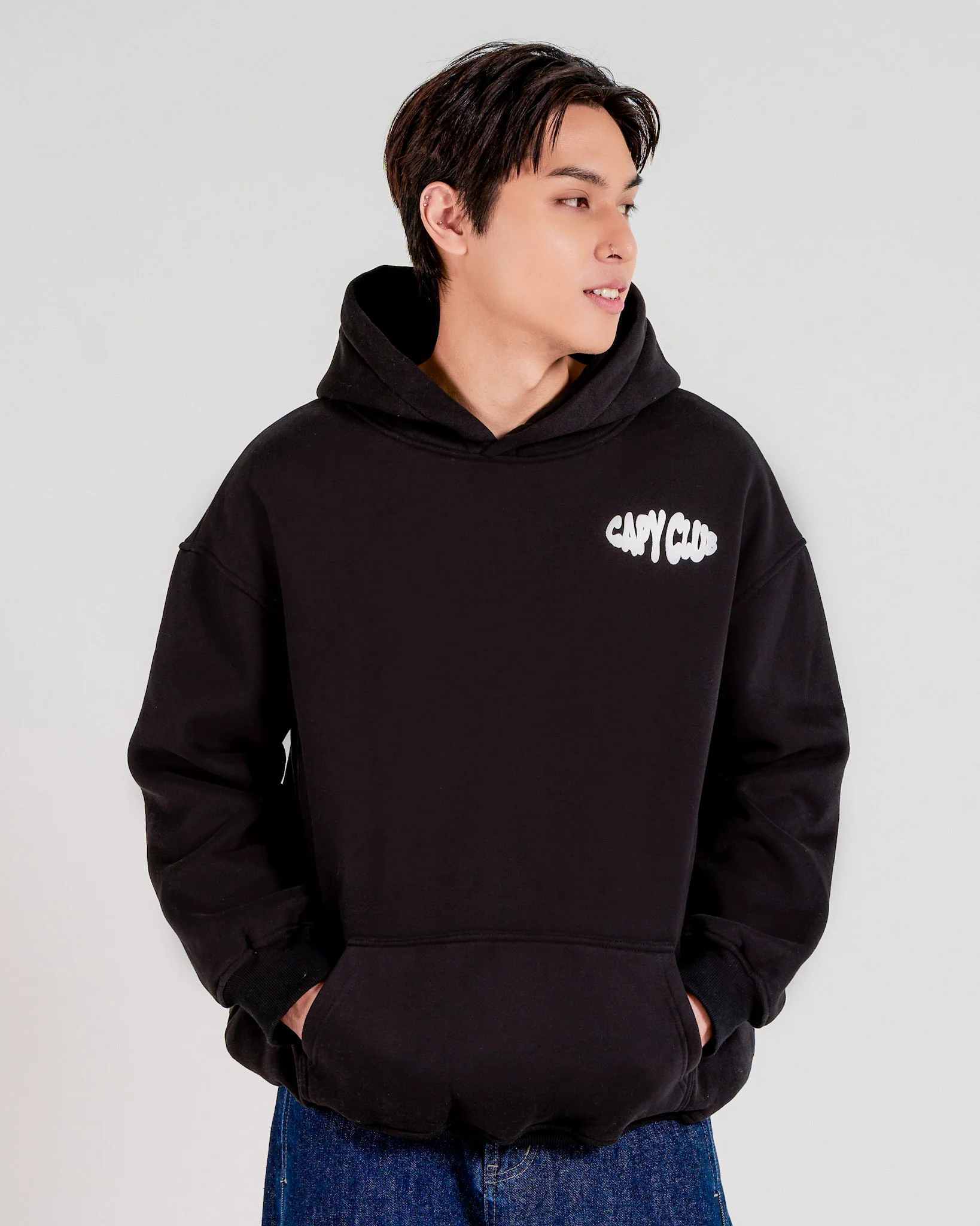 Born To Chill Hoodie - Black - Image 4