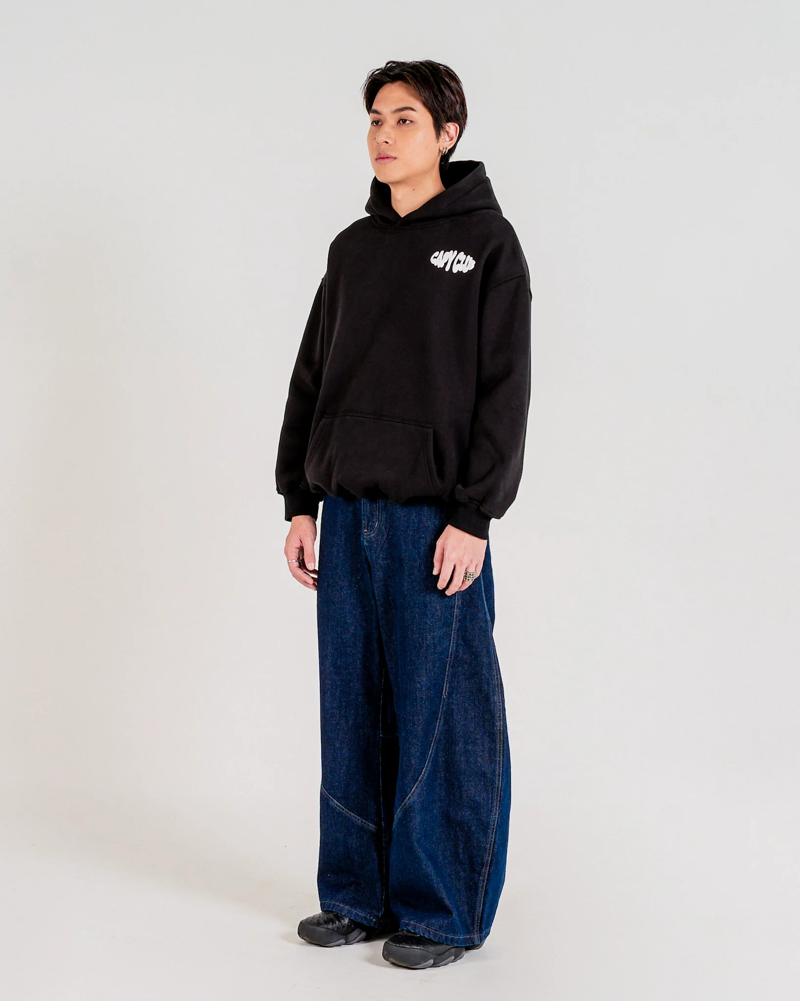 Born To Chill Hoodie - Black - Image 6