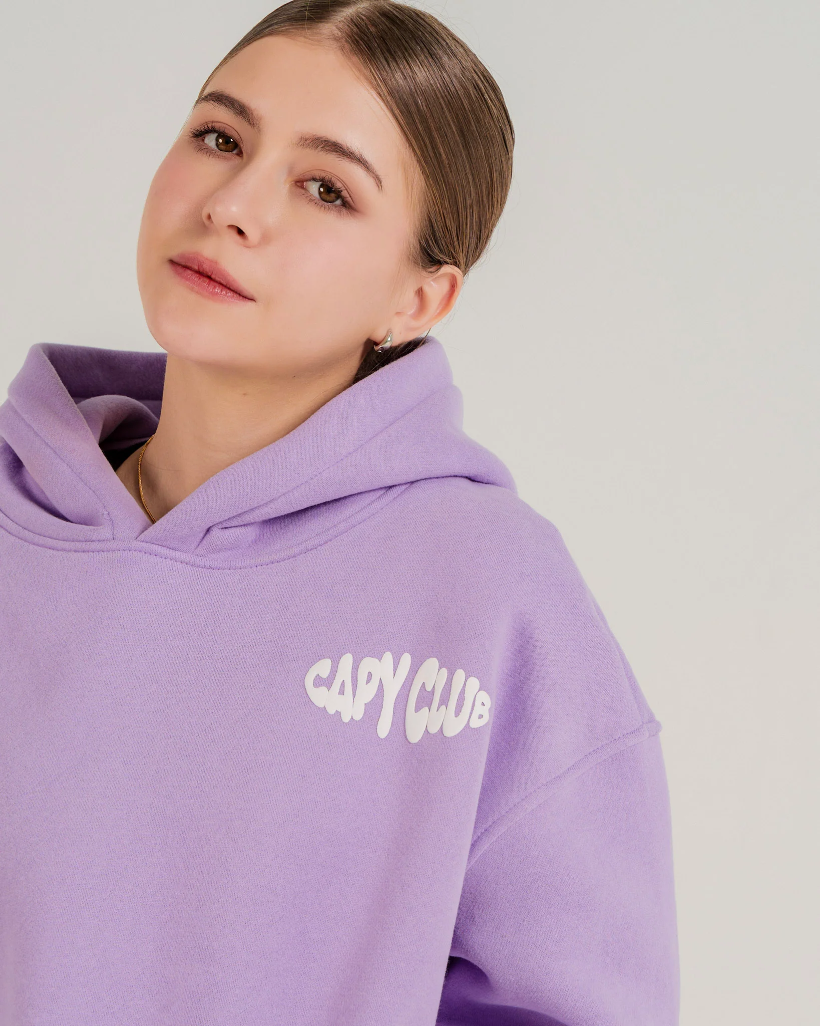 Born To Chill Hoodie - Lilac - Image 6