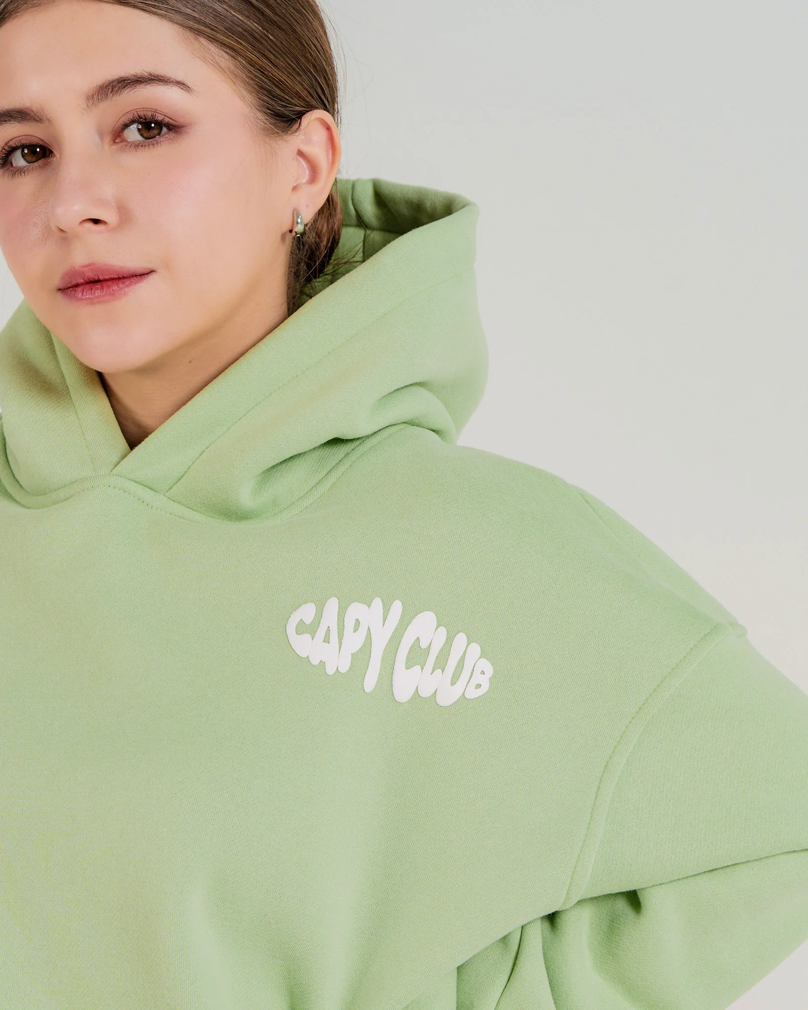 Born To Chill Hoodie - Sage Green - Image 5