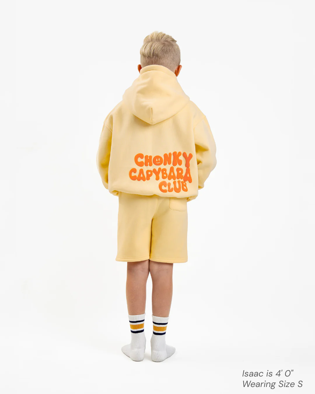 Capy Club - Kids Short: Orange 🍊 - Image 3