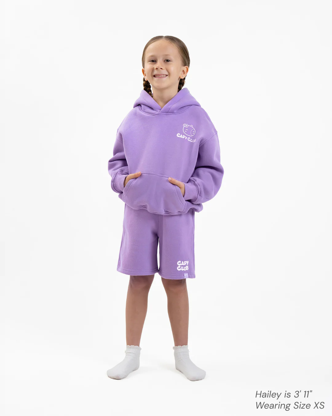 Capy Club - Kids Short: Violet 💜 - Image 3