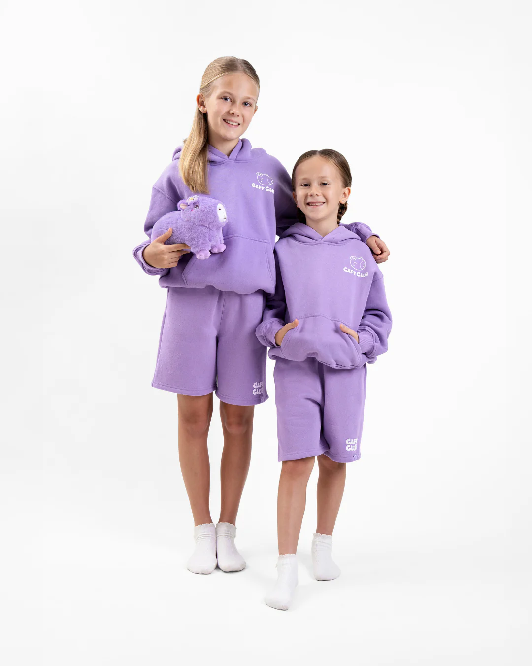 Capy Club - Kids Short: Violet 💜 - Image 7