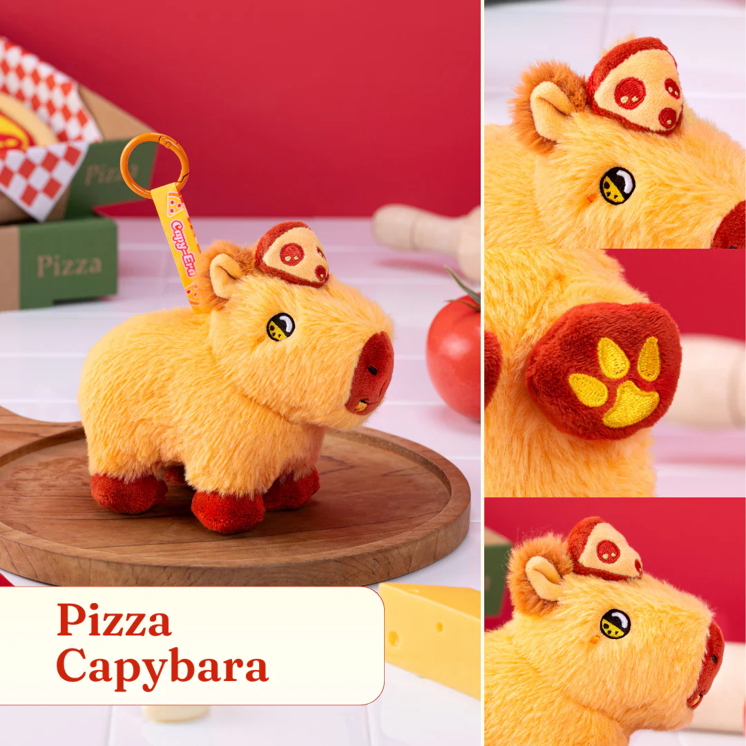 Pizza Capybara Bag Charm 🍕 - Image 13