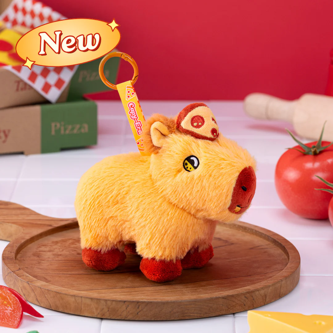 Pizza Capybara Bag Charm 🍕 - Image 3