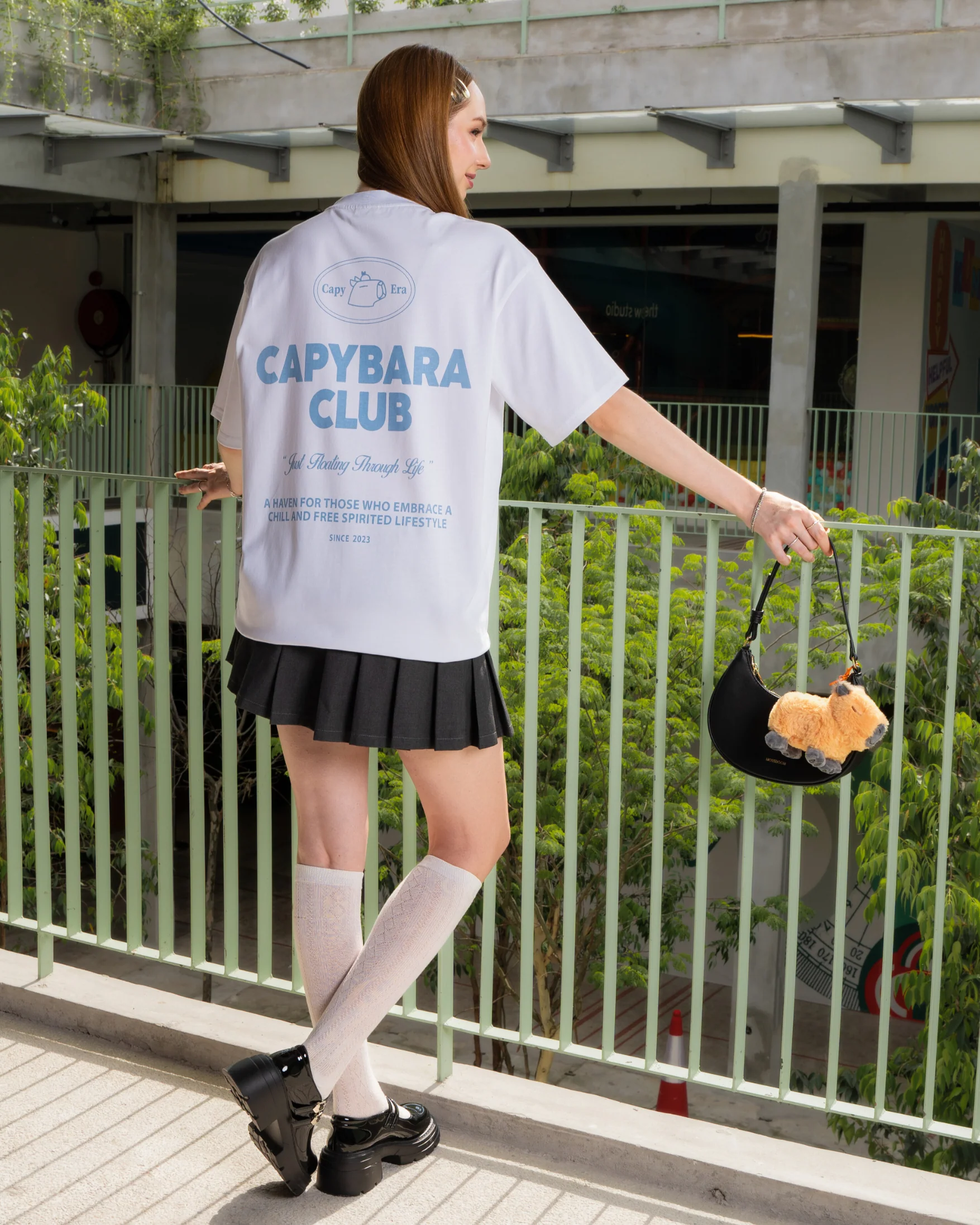 Capybara Club Tee - White - Image 4