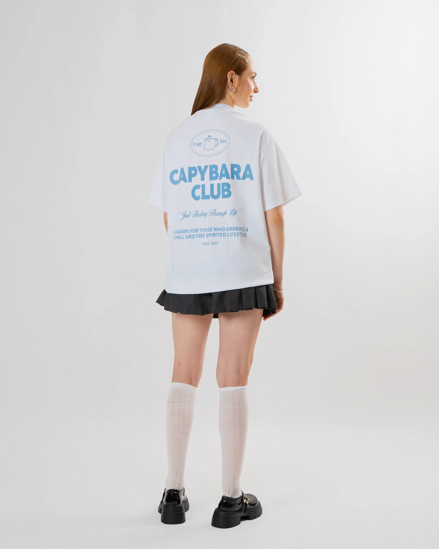 Capybara Club Tee - White - Image 6