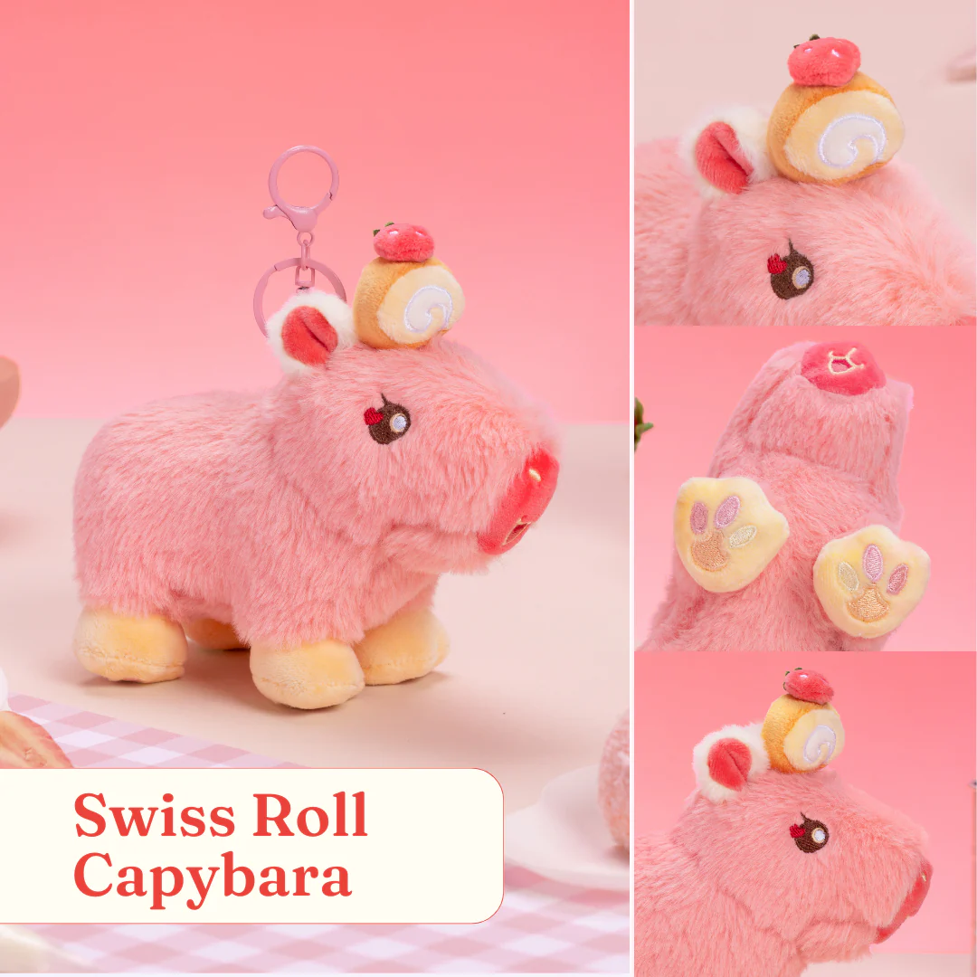 Swiss Roll Capybara Bag Charm 🍰 - Image 15