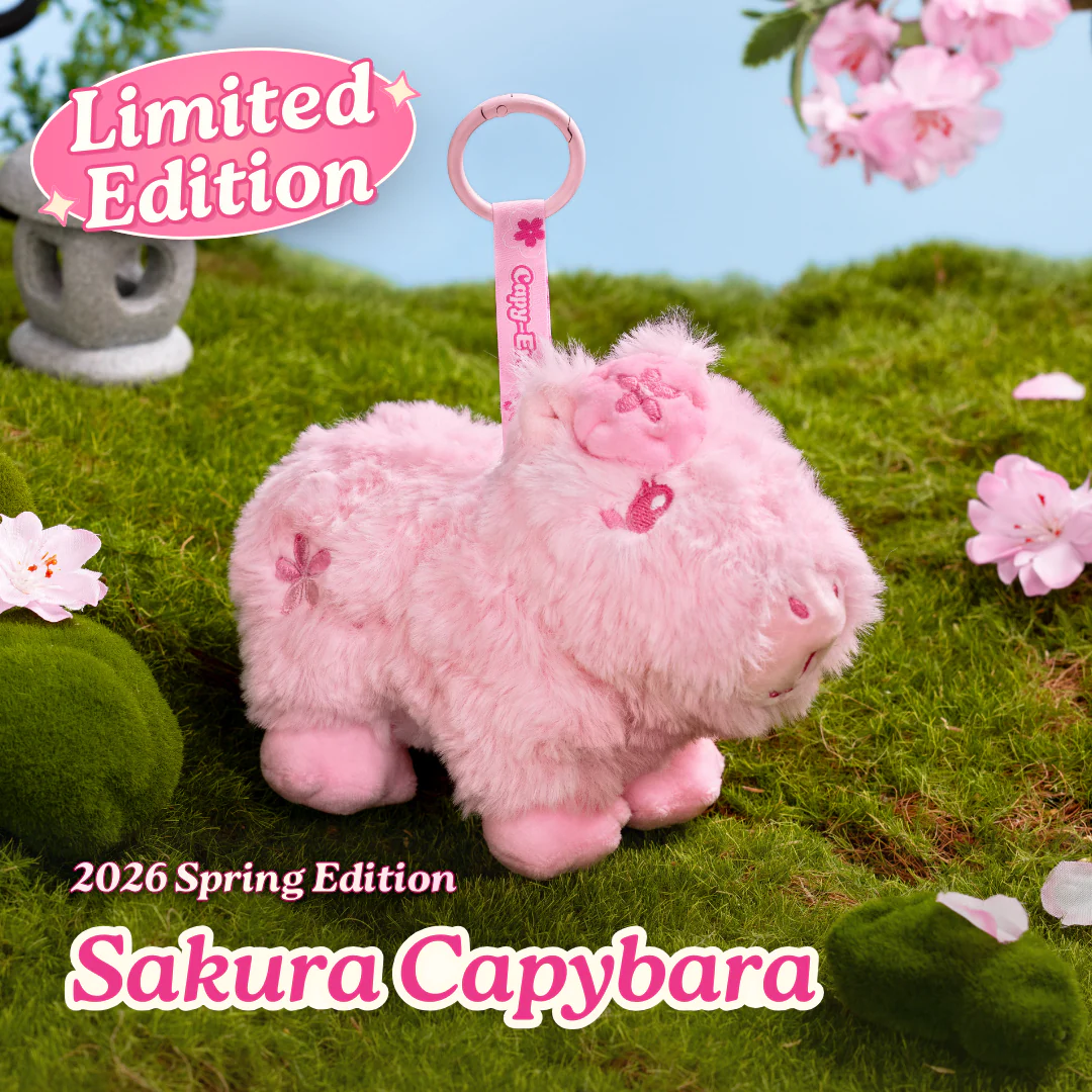 Sakura'26 Capybara Bag Charm 🌸