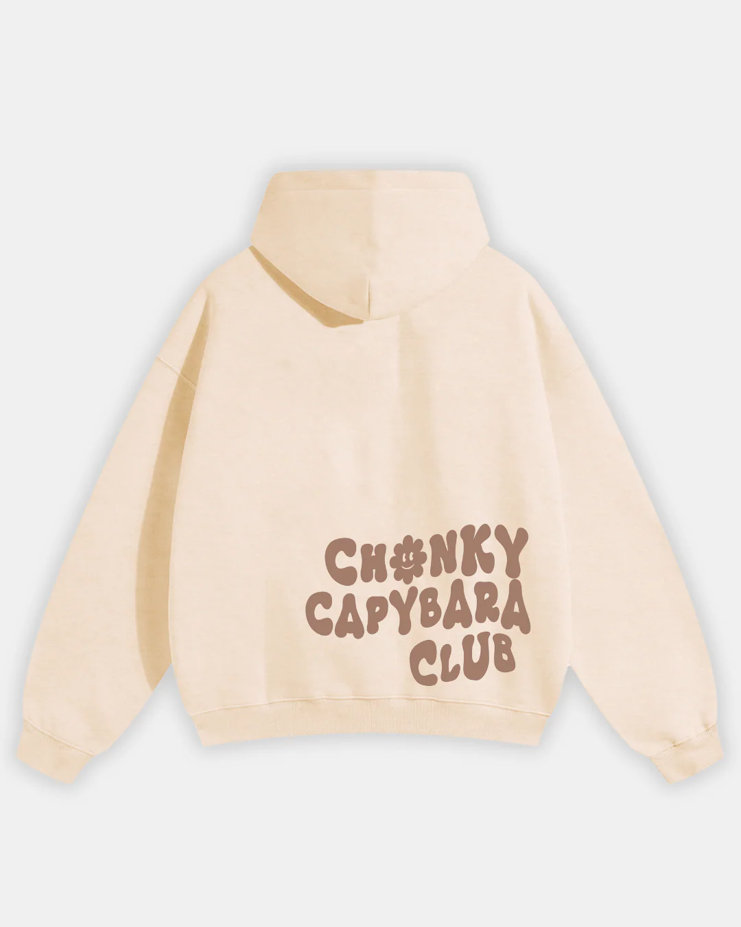 Chonky Capybara Hoodie - Off White - Image 7