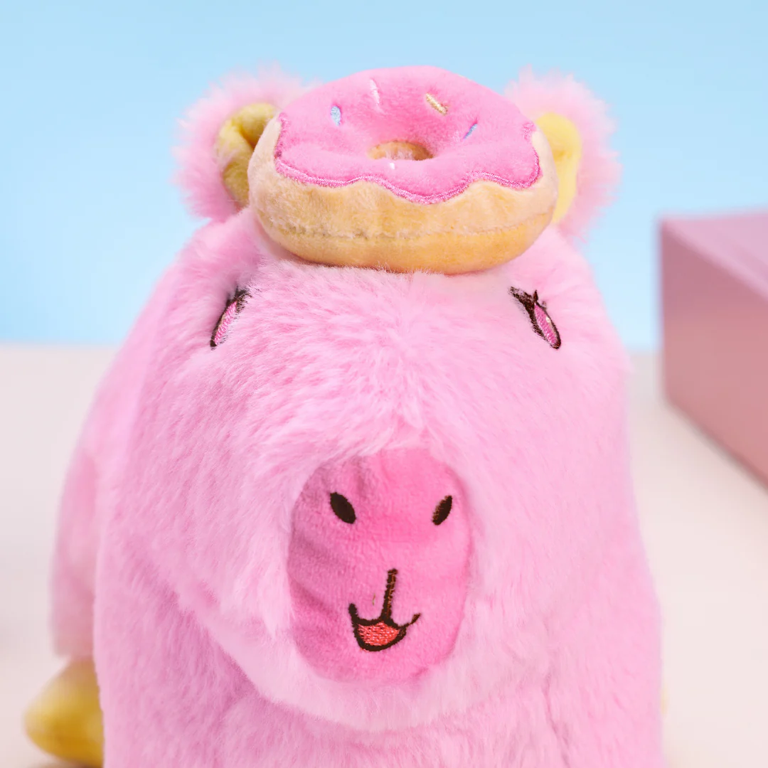 Pink Donut Capybara Plushie 🍩 - Image 5