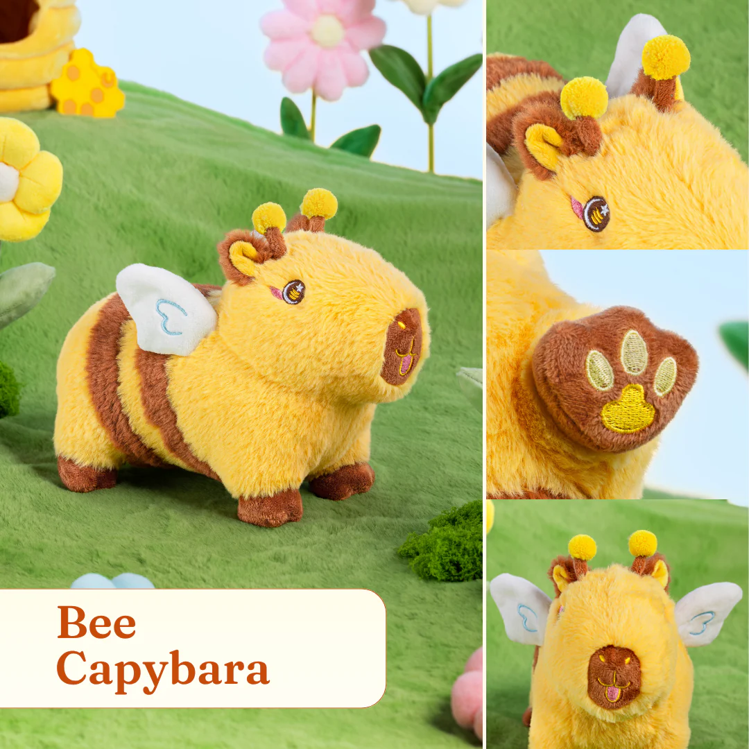 Honeybee Capybara Plushie 🐝 - Image 12