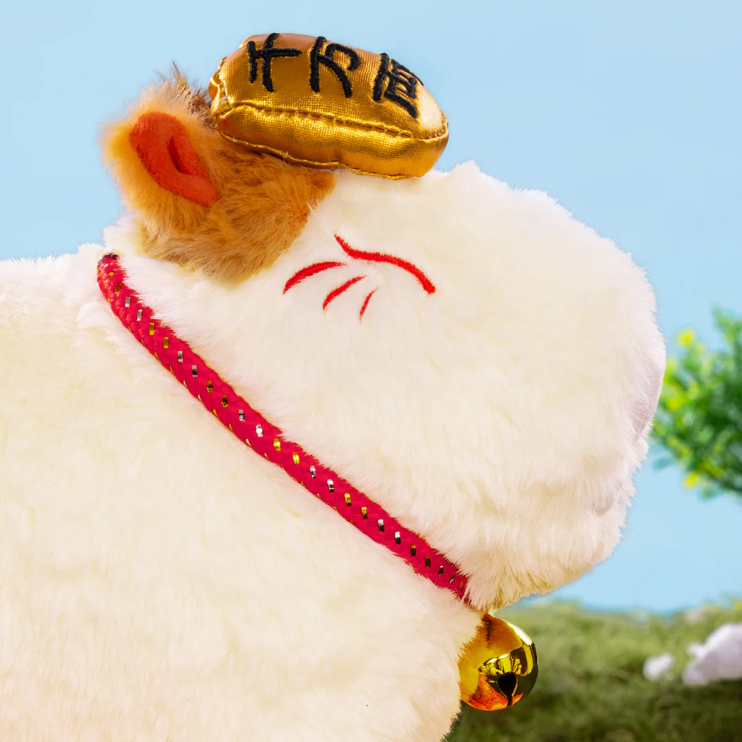 Lucky Cat Capybara Plushie 🧧 - Image 4