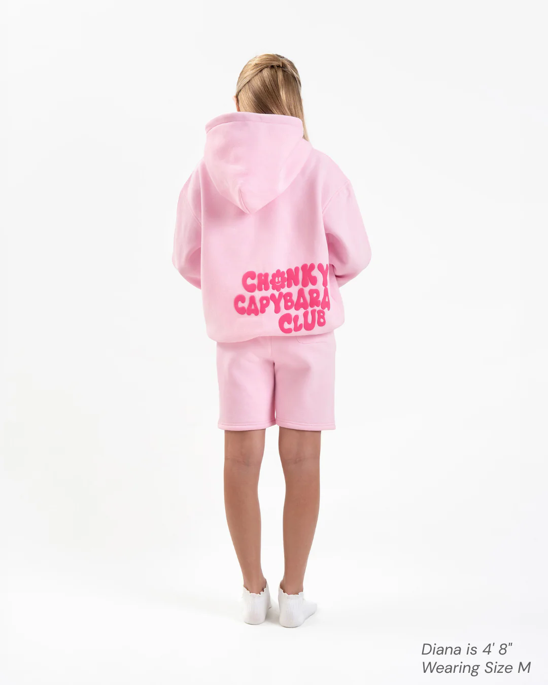 Chonky Capybara - Kids Hoodie: Strawberry 🍓 - Image 3