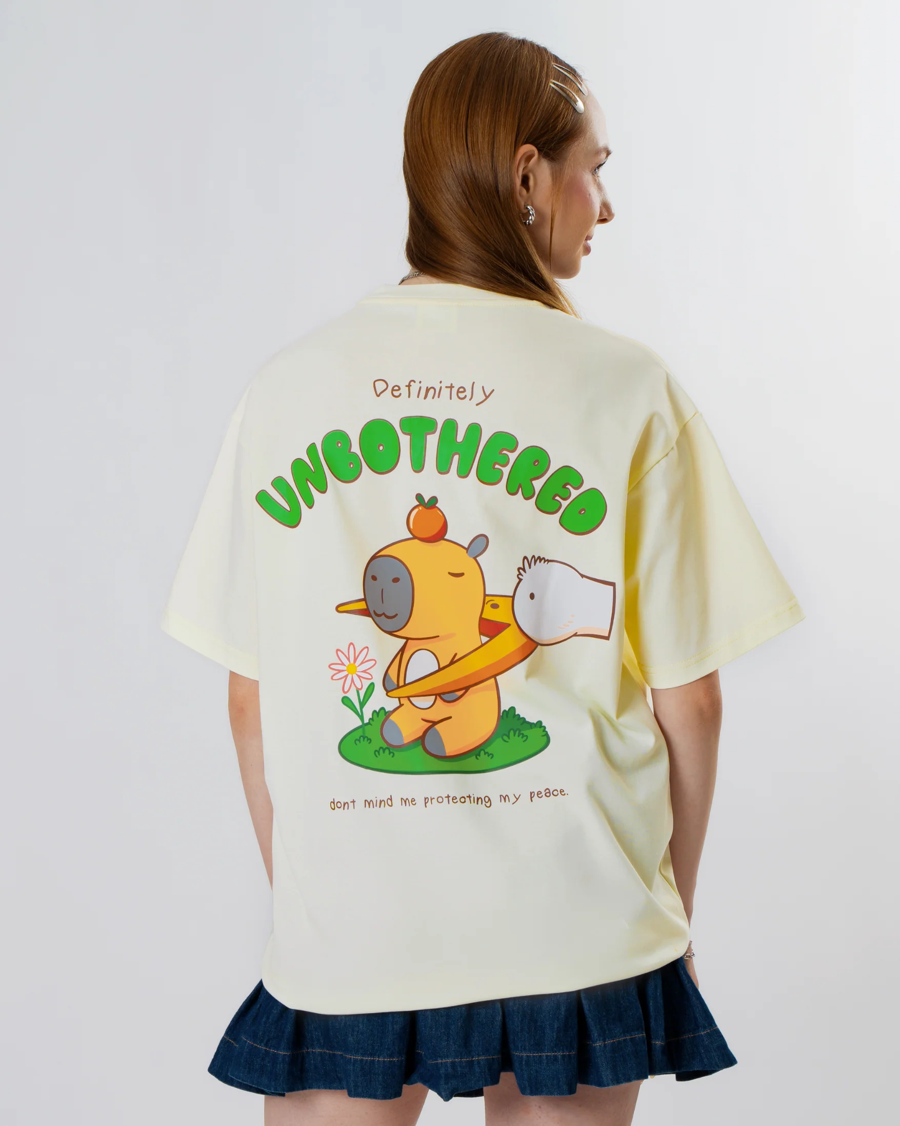Unbothered Tee - Cream