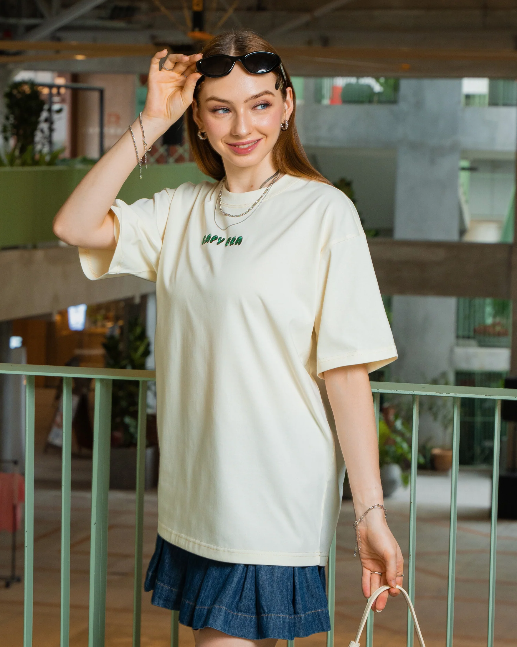 Unbothered Tee - Cream - Image 3