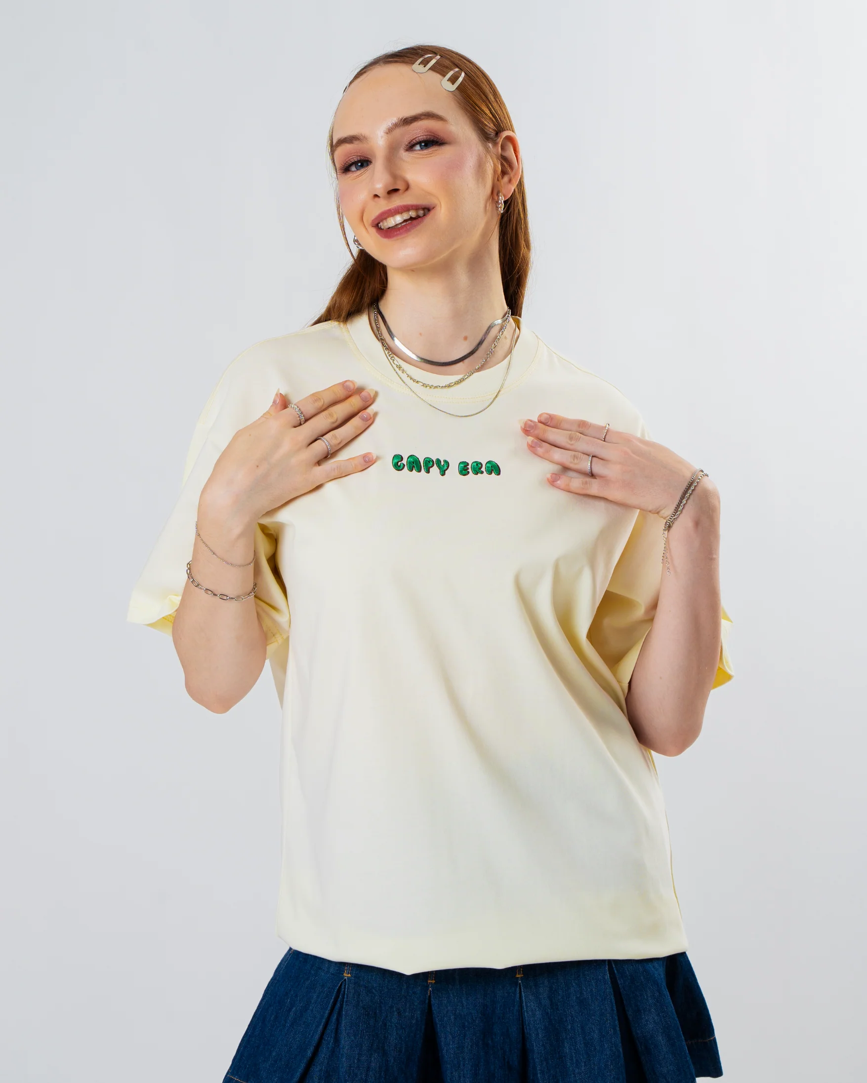 Unbothered Tee - Cream - Image 5