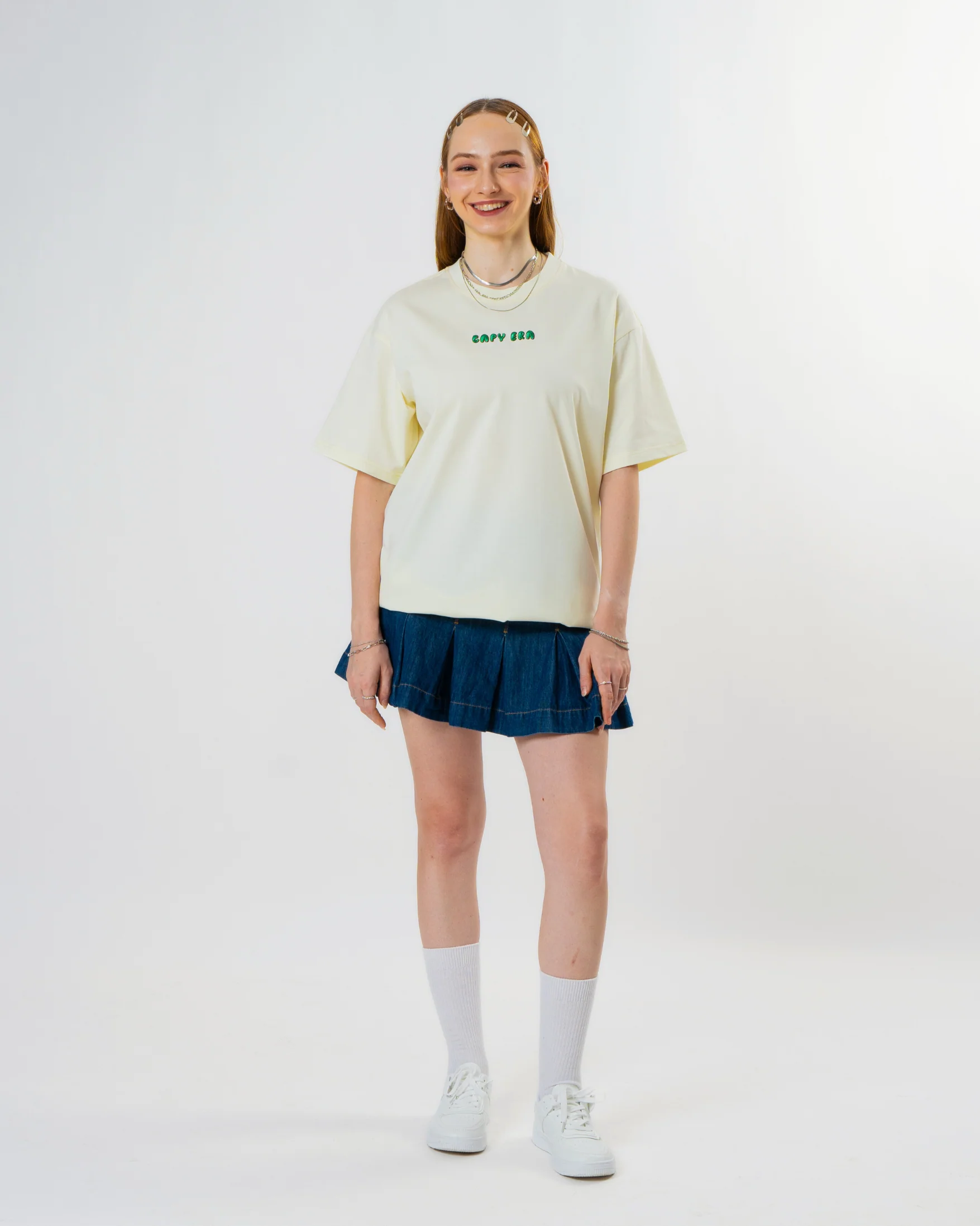 Unbothered Tee - Cream - Image 7