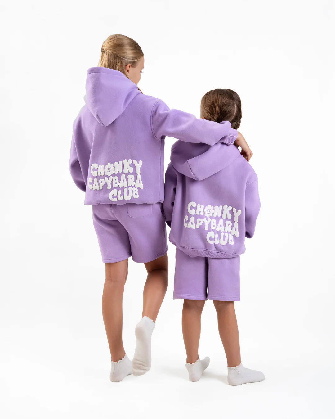 Chonky Capybara - Kids Hoodie: Violet 💜 - Image 8