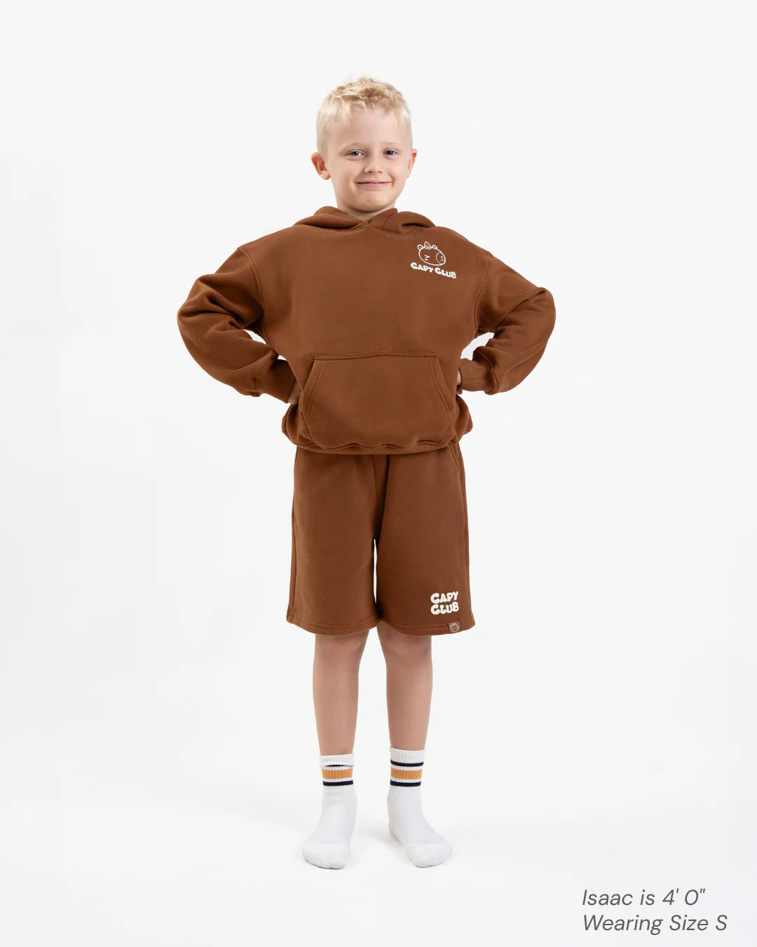 Chonky Capybara - Kids Hoodie: Watermelon 🍉 - Image 5