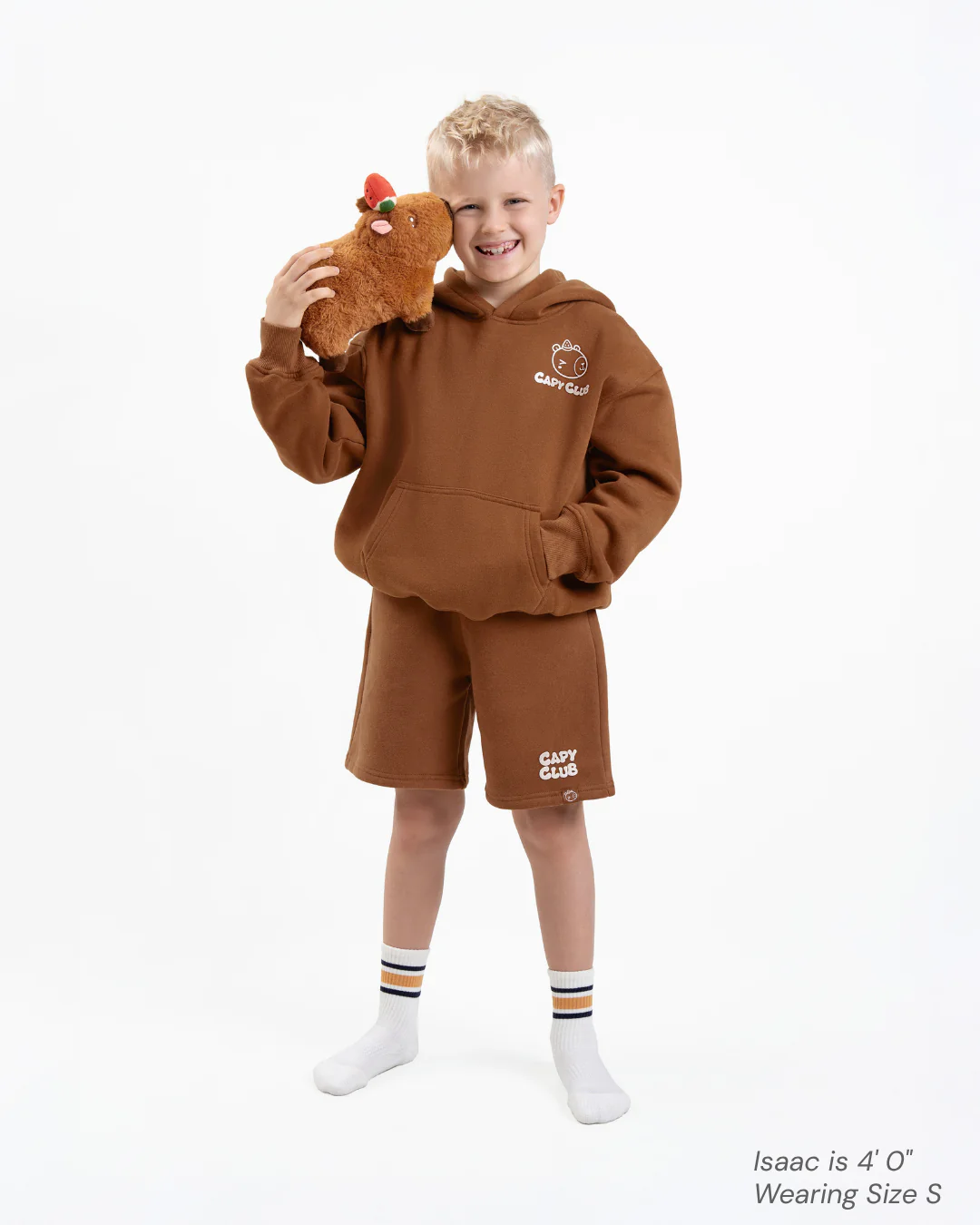 Chonky Capybara - Kids Hoodie: Watermelon 🍉 - Image 7